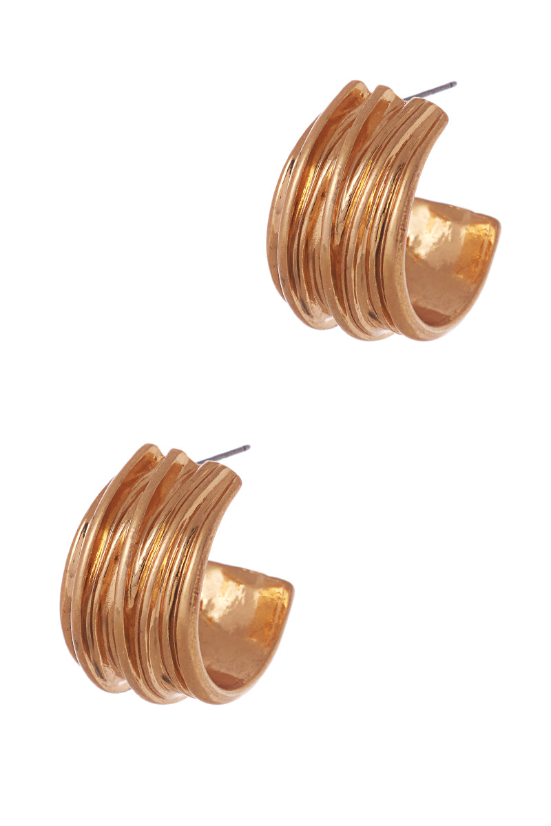 Tornado Hoop Earrings