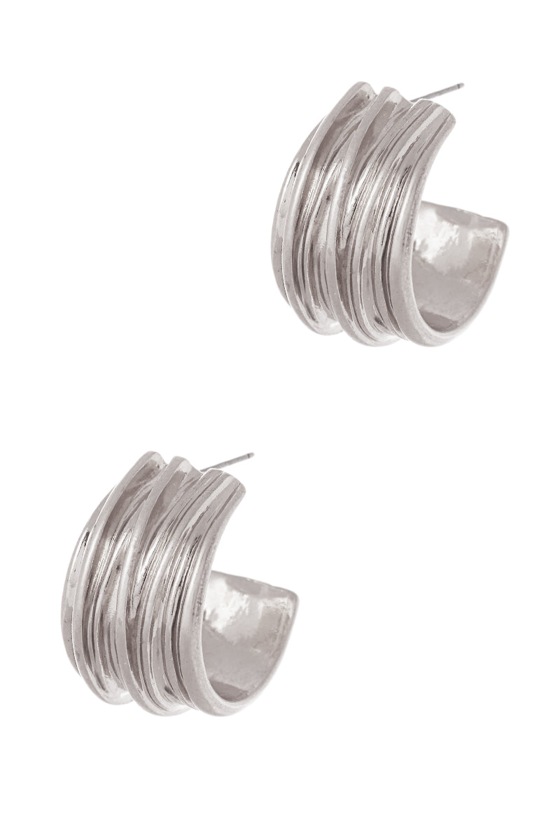 Tornado Hoop Earrings