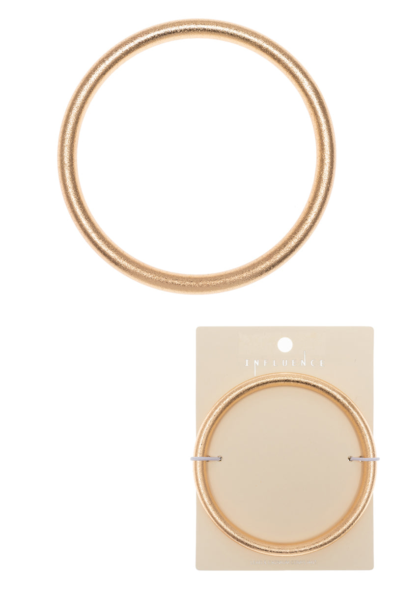 Simple Metal Bangle Bracelet
