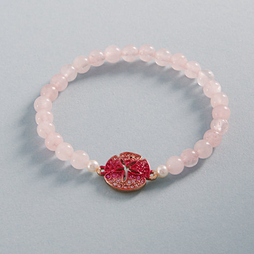 Summer Sealife Sand Dollar Gradation Stretch Bracelet