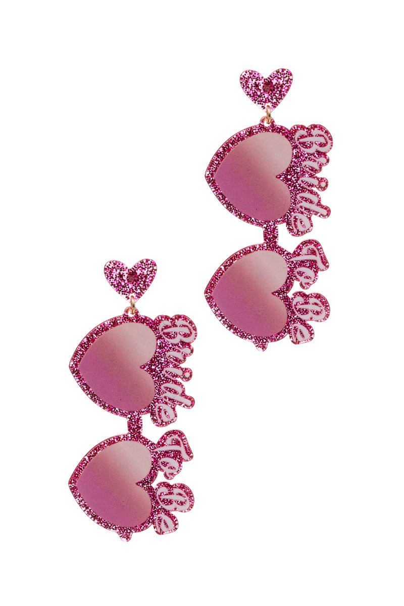 Bride To Be Resin Bridal Party Post Earrings