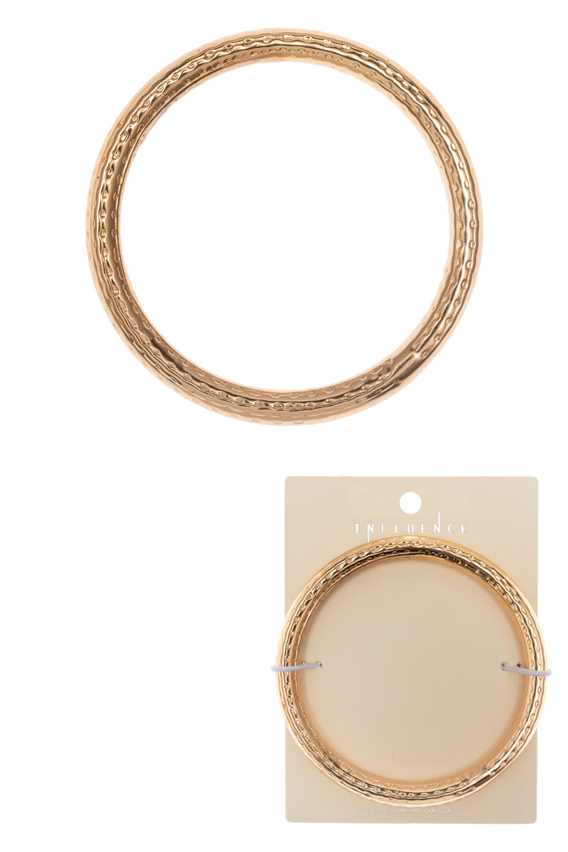 Hollow Metal Bangle Bracelet