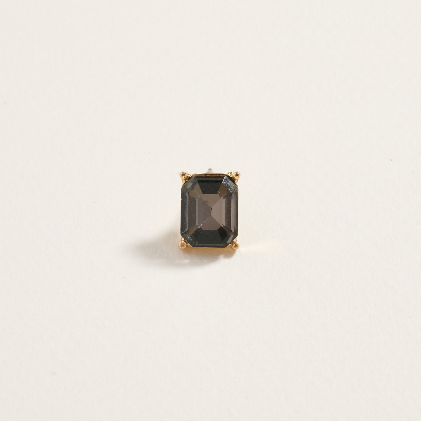 Rectangle Rhinestone Post Earrings Jewelry